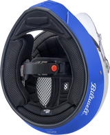 BILTWELL Lane Splitter Helmet - Podium - Gloss Red/White/Blue - XS 1004-549-101