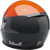BILTWELL Lane Splitter Helmet - Podium - Gloss Orange/Gray/Black - XL 1004-550-105