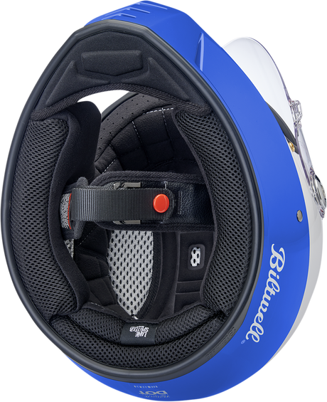 BILTWELL Lane Splitter Helmet - Podium - Gloss Red/White/Blue - 2XL 1004-549-106