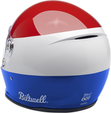BILTWELL Lane Splitter Helmet - Podium - Gloss Red/White/Blue - Medium 1004-549-103
