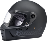 BILTWELL Lane Splitter Helmet - Factory - Flat Black - XS 1004-638-101