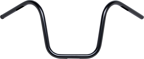 BILTWELL 1" Handlebar w/ TBW Plugs - Ape Hanger - Black 6004-2017