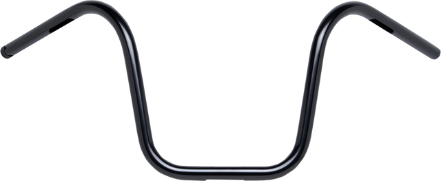 BILTWELL 1" Handlebar w/ TBW Plugs - Ape Hanger - Black 6004-2017