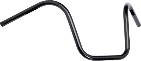 BILTWELL 1" Handlebar w/ TBW Plugs - Ape Hanger - Black 6004-2017