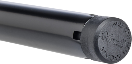 BILTWELL 1" Handlebar w/ TBW Plugs - Zero Drag - Black 6017-2017