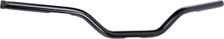BILTWELL 1" Handlebar w/ TBW Plugs - Tracker Mid - Black 6008-2017