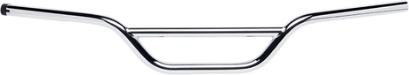 BILTWELL 1" Handlebar w/ TBW Plugs - Moto - Chrome 6016-1057