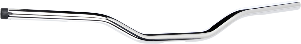 BILTWELL 1" Handlebar w/ TBW Plugs - Tracker - Chrome 6007-1057