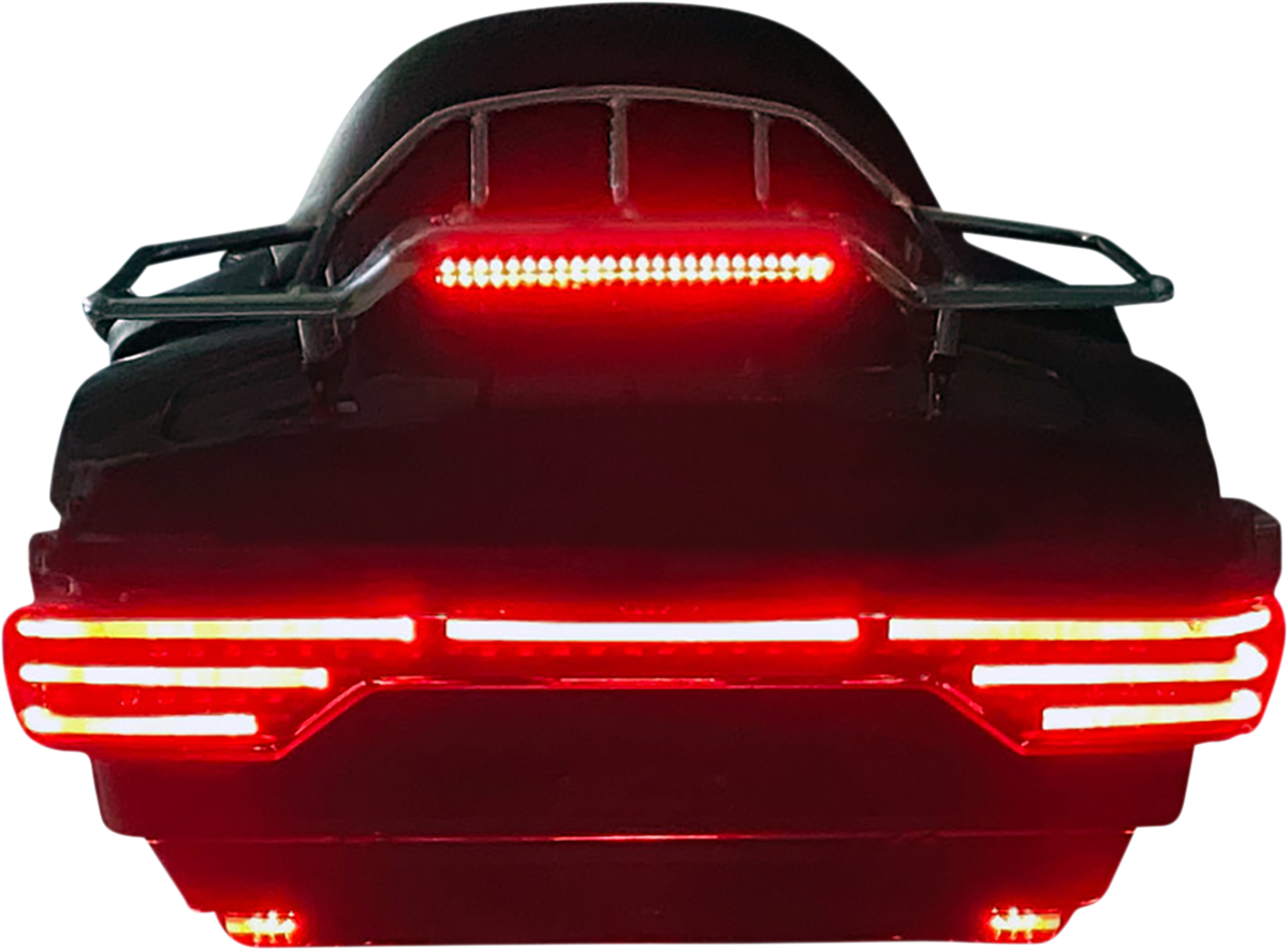 Custom Dynamics Light Bar - LED - Tour Pak - Red PB-TP-RED - Cycle City Outdoors