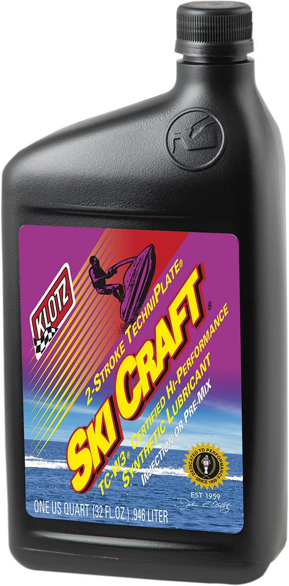 KLOTZ OIL SkiCraft? Synthetic 2-Stroke Oil - 1 U.S. quart KL-306