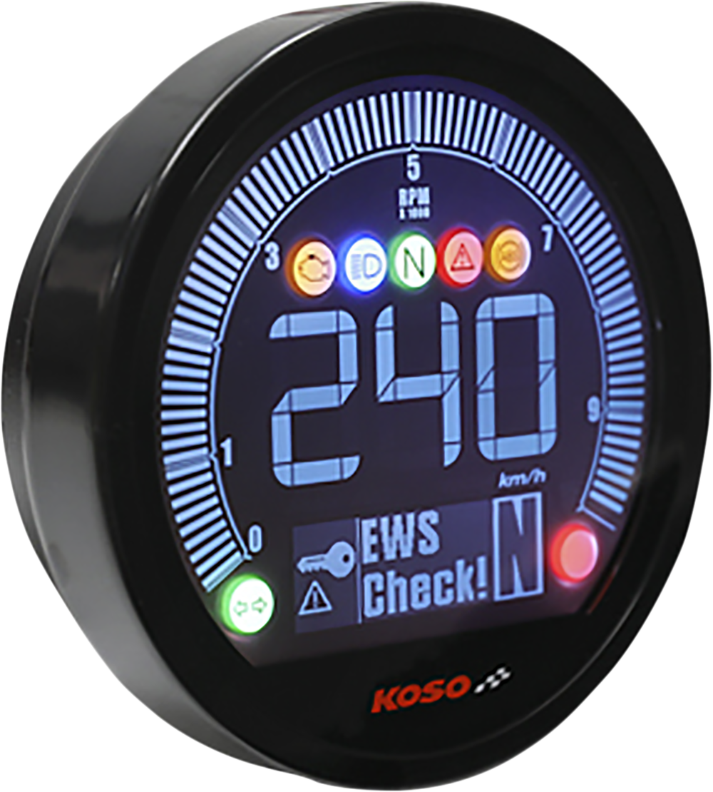 KOSO NORTH AMERICA DL-04 Multifunction Gauge - Black - BMW - R Nine T? BA077101