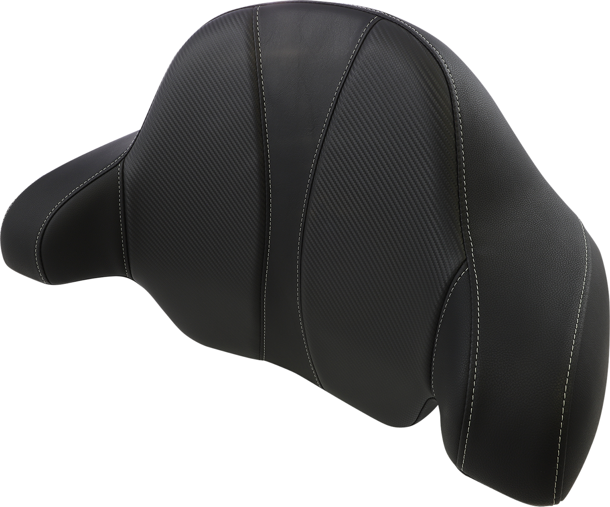 SADDLEMEN Tour-Pak® Backrest Pad - Dominator Seat - Black - FL '14-'23 814-07-TPACK-D