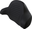 SADDLEMEN Tour-Pak® Backrest Pad - Slim - Roll & Pleat - Black - FL '14-'23 814-07-TPACK-RP