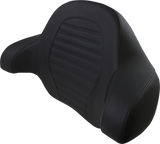 SADDLEMEN Tour-Pak® Backrest Pad - Slim - Roll & Pleat - Black - FL '14-'23 814-07-TPACK-RP