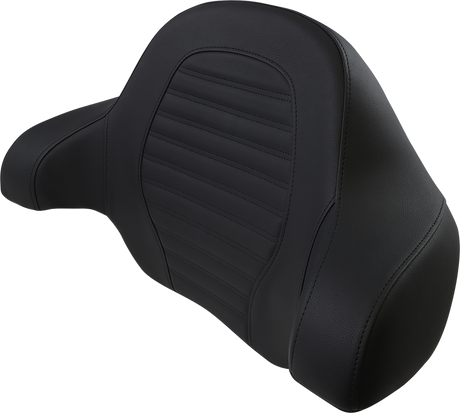 SADDLEMEN Tour-Pak® Backrest Pad - Slim - Roll & Pleat - Black - FL '14-'23 814-07-TPACK-RP
