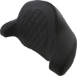 SADDLEMEN Tour-Pak® Backrest Pad - Step-Up - Lattice Stitch - Black - FL '14-'23 814-07-TPACK-SU