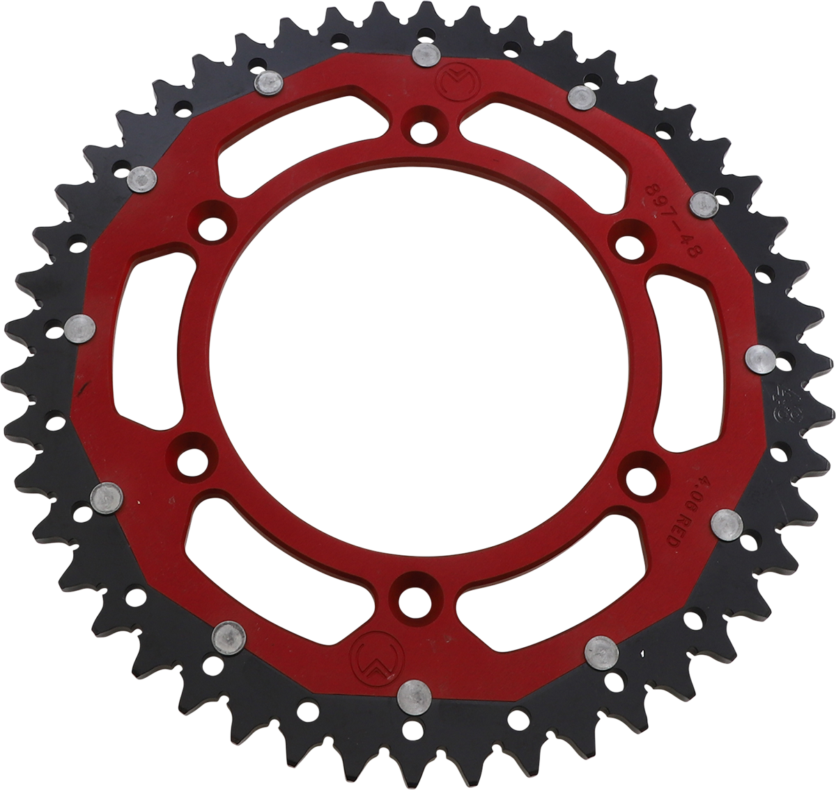 MOOSE RACING Dual Sprocket - Red - 48 Tooth 1210-897-48-13X - Cycle City Outdoors