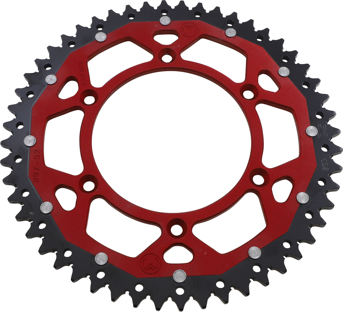 MOOSE RACING Dual Sprocket - Red - 52 Tooth 1210-897-52-13X - Cycle City Outdoors