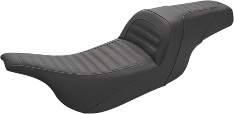 SADDLEMEN Slim Roll & Pleat Seat - Black 897-07-161
