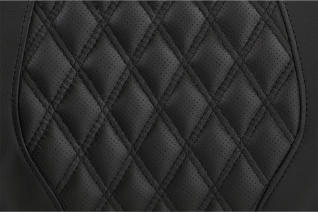 SADDLEMEN Tour-Pak® Backrest Pad - RoadSofa - Lattice Stitched Seat - Black - FL '14-'23 814-07-15000