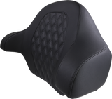 SADDLEMEN Tour-Pak® Backrest Pad - RoadSofa - Lattice Stitched Seat - Black - FL '14-'23 814-07-15000