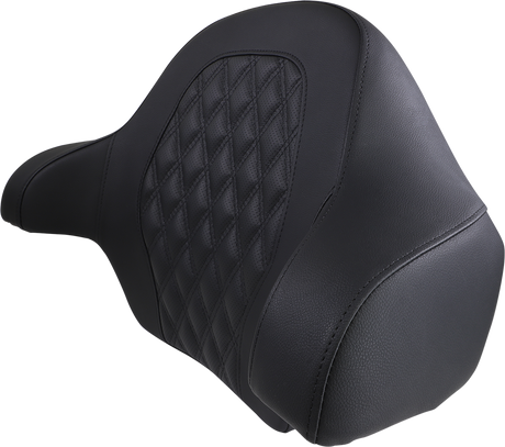 SADDLEMEN Tour-Pak® Backrest Pad - RoadSofa - Lattice Stitched Seat - Black - FL '14-'23 814-07-15000