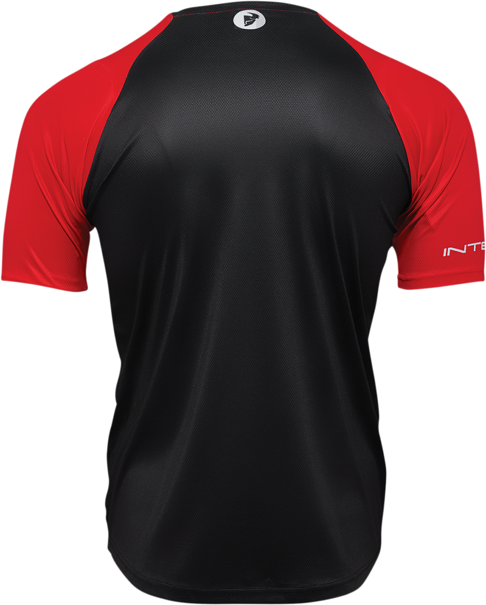THOR Intense Chex Jersey - Red/Black - Medium 5120-0140 - Cycle City Outdoors