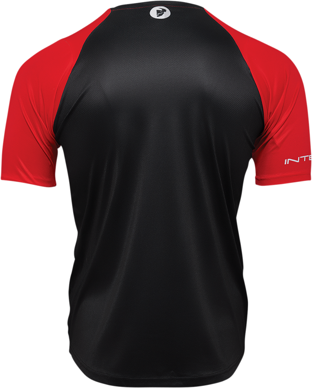 THOR Intense Chex Jersey - Red/Black - XL 5120-0142 - Cycle City Outdoors