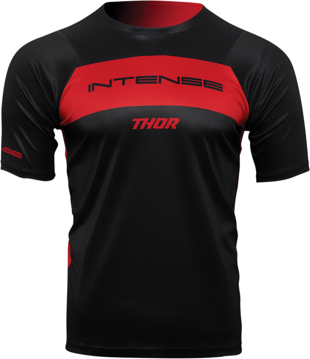 THOR Intense Dart Jersey - Black/Red - Medium 5120-0152 - Cycle City Outdoors