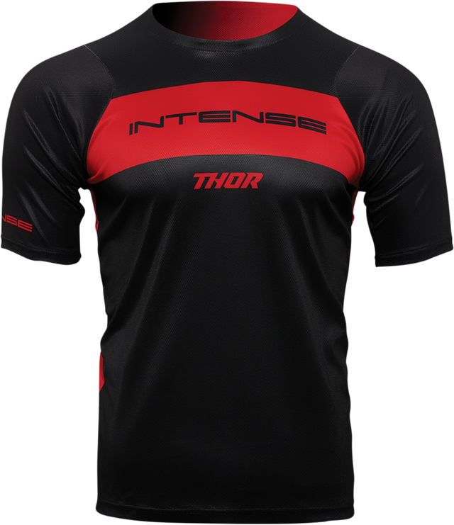 THOR Intense Dart Jersey - Black/Red - Medium 5120-0152 - Cycle City Outdoors