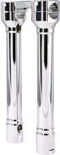 THRASHIN SUPPLY CO. Risers - Hole Shot - 10" - Chrome TSC-1010-3