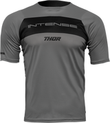 THOR Intense Dart Jersey - Gray/Black - Large 5120-0159 - Cycle City Outdoors