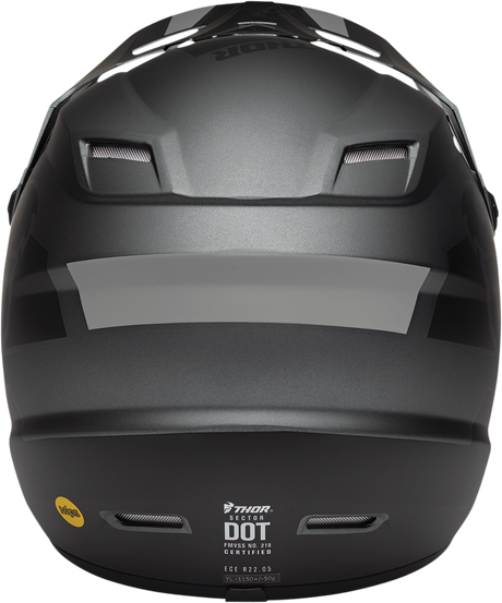 Thor Youth Sector Helmet - Split - MIPS? - Charcoal/Black - Large 0111-1471 - Cycle City Outdoors