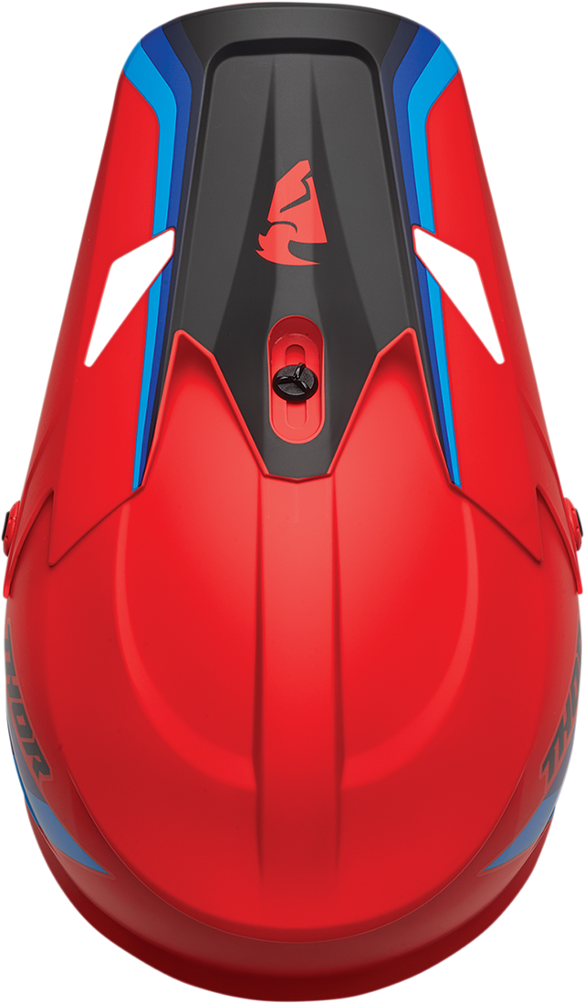 Thor Sector Helmet - Runner - MIPS? - Red/Blue - 2XL 0110-7301 - Cycle City Outdoors