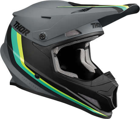 Thor Sector Helmet - Runner - MIPS? - Gray/Teal - XS 0110-7302 - Cycle City Outdoors