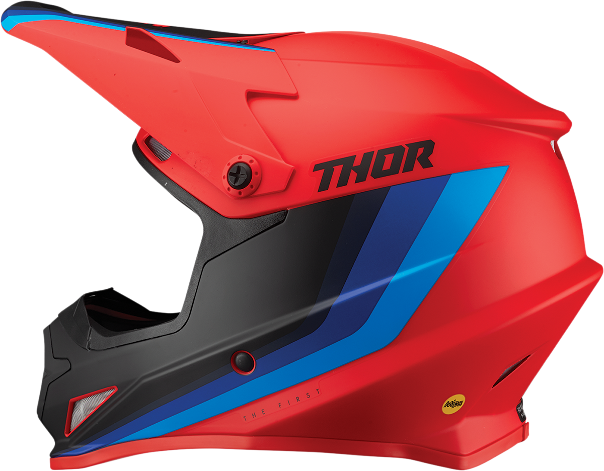 Thor Sector Helmet - Runner - MIPS? - Red/Blue - 2XL 0110-7301 - Cycle City Outdoors