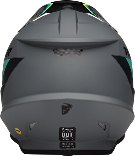 Thor Sector Helmet - Runner - MIPS? - Gray/Teal - XS 0110-7302 - Cycle City Outdoors