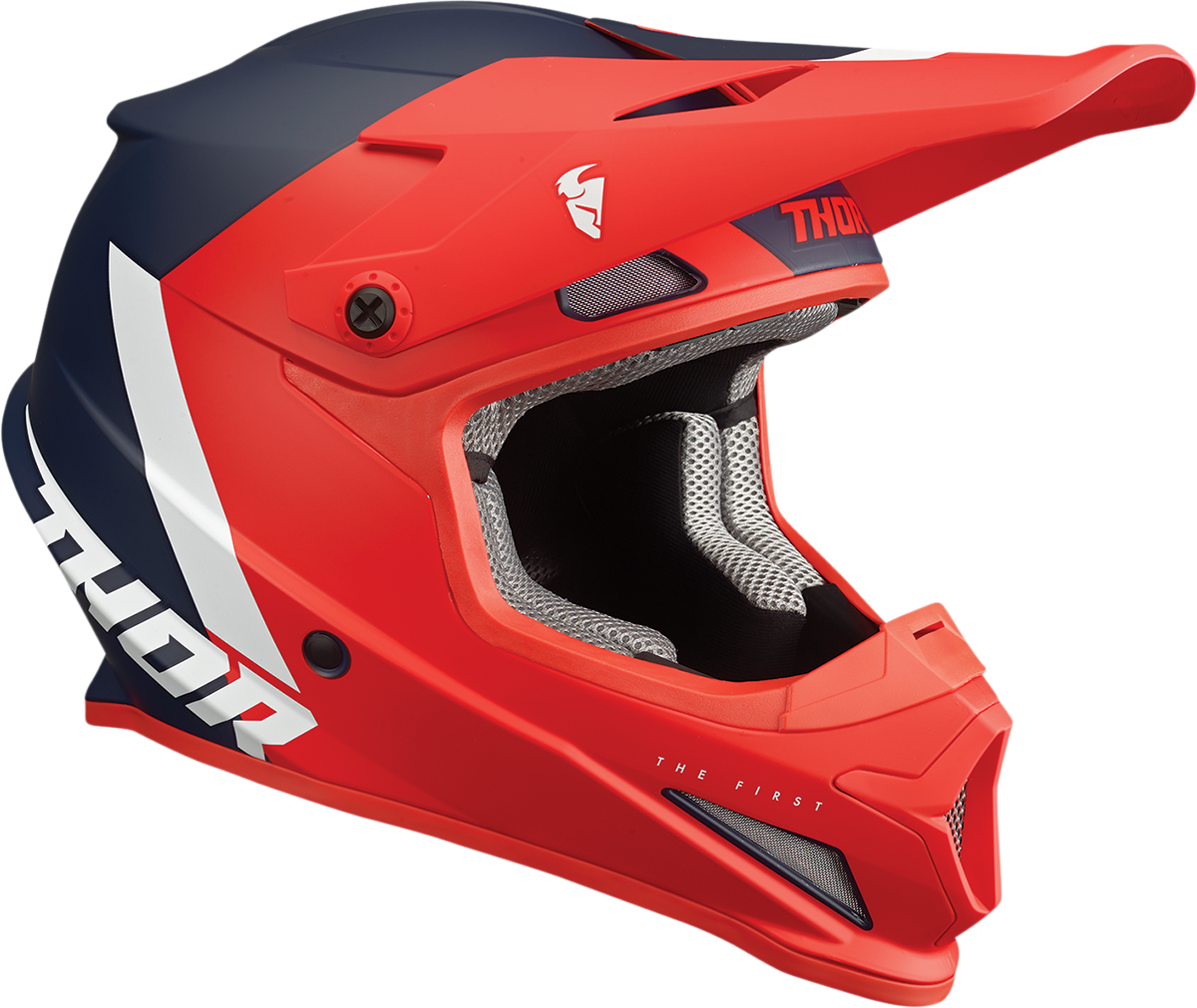 Thor Sector Helmet - Chev - Red/Navy - 4XL 0110-7327 - Cycle City Outdoors