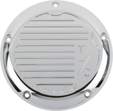 THRASHIN SUPPLY CO. Derby Cover - Finned - Chrome - M8 TSC-3017-3