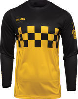 THOR Hallman Differ Cheq Jersey - Yellow/Black - Small 2910-6587