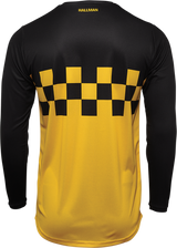 THOR Hallman Differ Cheq Jersey - Yellow/Black - Small 2910-6587