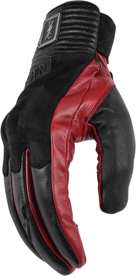 THRASHIN SUPPLY CO. Boxer Gloves - Red - Medium TBG-02-09