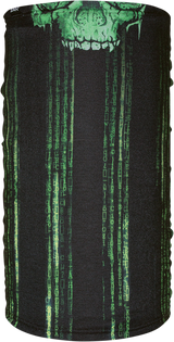 ZAN HEADGEAR Motley Tube? Fleece Lined Tube - Cyber Skull TF452