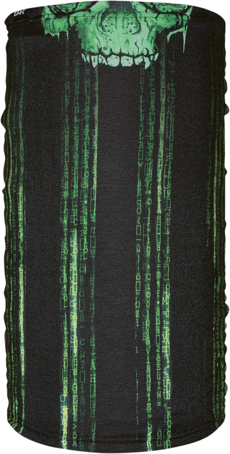 ZAN HEADGEAR Motley Tube? Fleece Lined Tube - Cyber Skull TF452