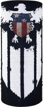 ZAN HEADGEAR Motley Tube? Polyester Neck Tube - Eagle Shield T457