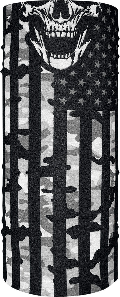 ZAN HEADGEAR Motley Tube? Polyester Neck Tube - Urban Camo Flag T462