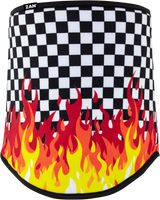 ZAN HEADGEAR SportFlex? Neck Gaiter - Checkered Flames WFL450