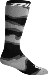 THOR Youth MX Camo Socks - Gray/White - Size 1-6 3431-0659