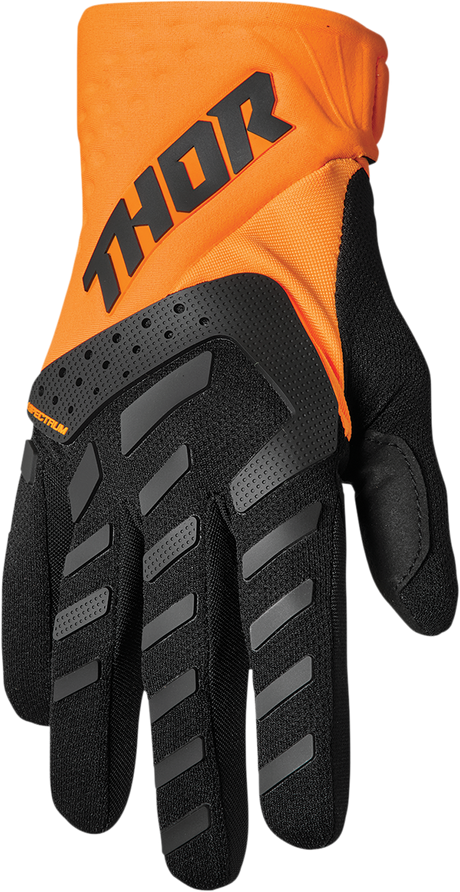 Thor Youth Spectrum Gloves - Orange/Black - Large 3332-1616 - Cycle City Outdoors