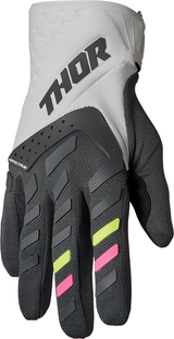 Thor Women's Spectrum Gloves - Light Gray/Charcoal - XL 3331-0206 - Cycle City Outdoors